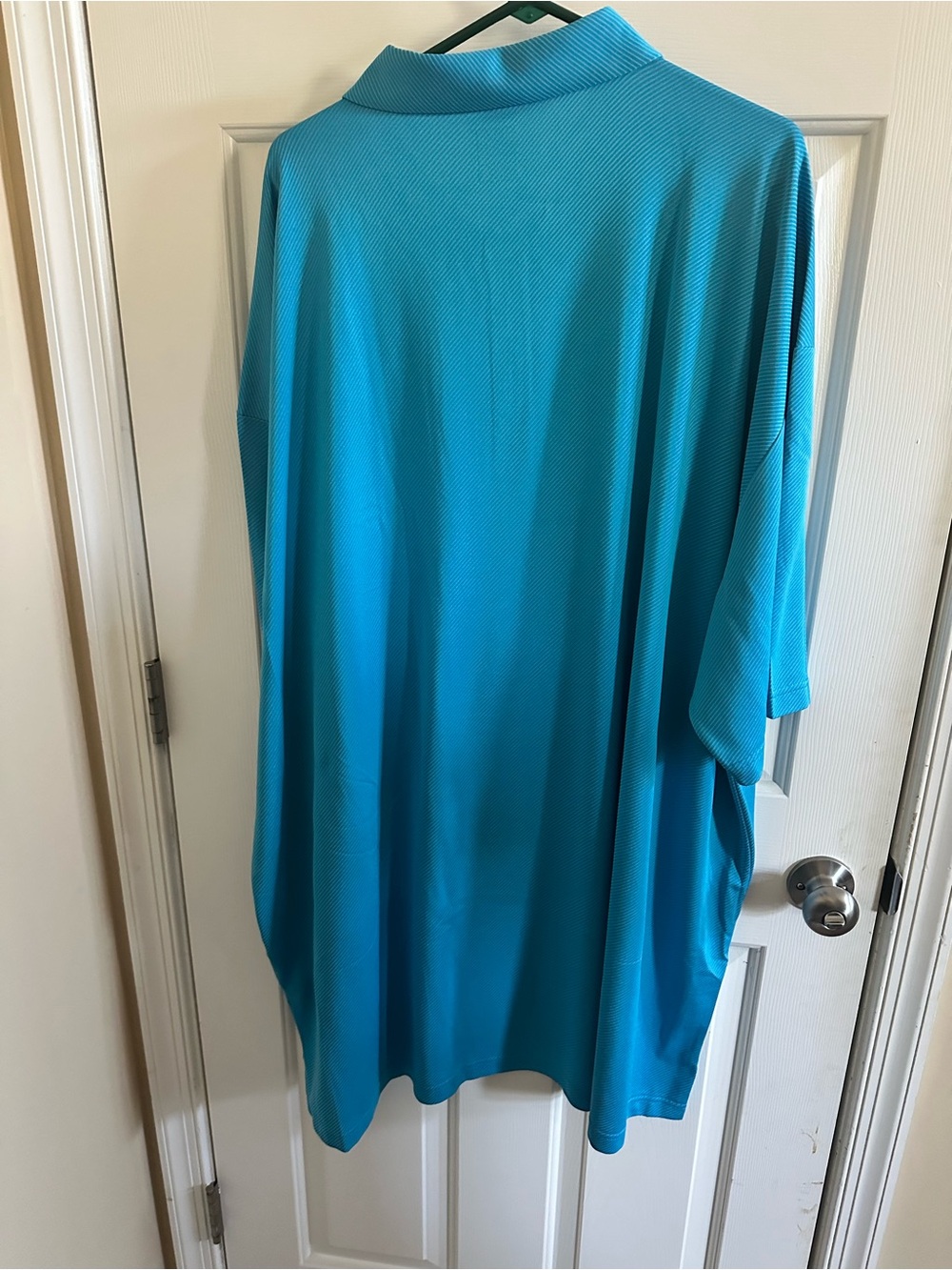 NWT Callaway Opti Dri Men’s Performance Polo Big & Tall 5XLT Teal Blue Golf - Picture 5 of 5